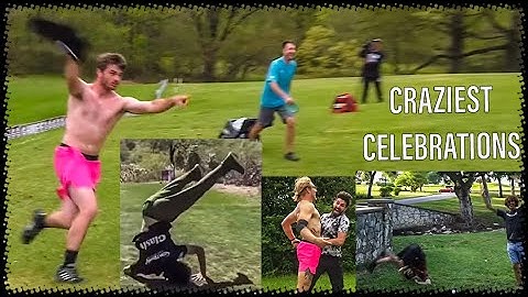 DISC GOLFERS THAT GO WILD WITH THEIR CELEBRATIONS