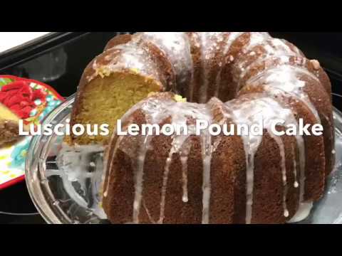 Luscious Lemon Pound Cake