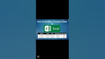 How to multiply Complex data in Excel | spreadsheet