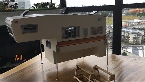 1/10 Scale Slide-in Truck Camper build for Carsima f150 part 5.