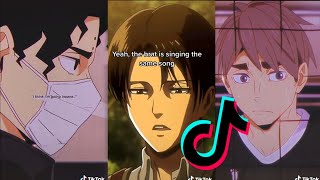 Tik Tok Anime Compilation (POV: Your soulmate from another universe can hear you sing)