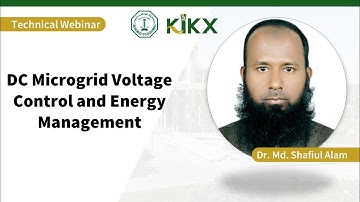 Webinar: DC Microgrid Voltage Control and Energy Management