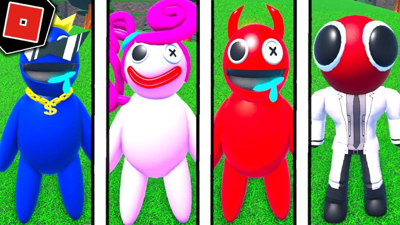 Rainbow Friends All Origin GameToons Badge Morphs RP #shorts #roblox 