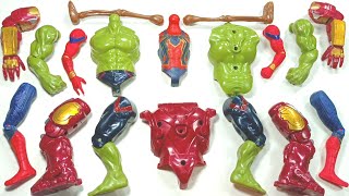 merakit mainan siren head vs hulk buster vs hulk smash vs spider-man`~ avengrs