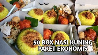 PESANAN 50 BOX PAKET NASI KUNING EKONOMIS