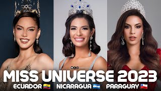 Miss Universe 2023 - Ecuador 🇪🇨 VS Nicaragua 🇳🇮 Vs Paraguay 🇵🇾