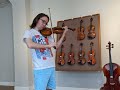 Daniel seymour plays on a carl becker violin  tarisio june 2022