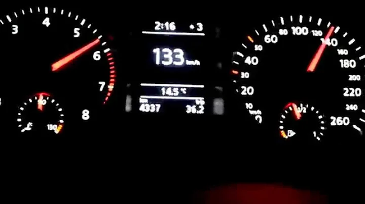 Passat B7 1.4 tsi 122hp 0-170 acceleration