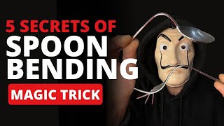 5 SECRETS of SPOON BENDING #trending #viralvideo #trend #viral #tricks #magic #art