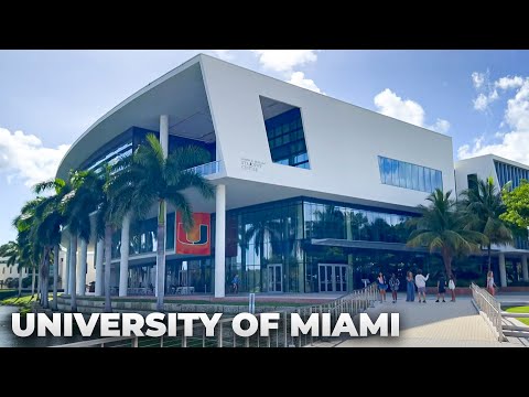 Walking University of Miami Campus in July 2022