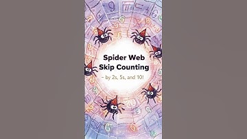 Spider Web Skip Counting | Math for Kids #mathforkids #skipcounting #halloweenmath #fallforkids