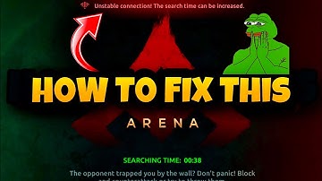 How to fix Unstable Connection in Shadow Fight 4 Arena