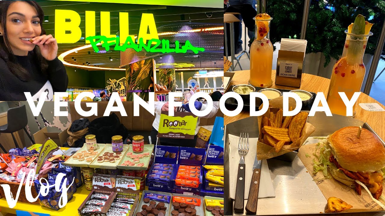 VEGAN FOOD taste test bei BILLA Pflanzilla + Berliner Babo | VLOG