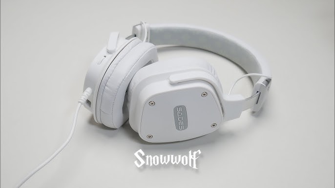 #Tech - - #Gaming gaming Multiplatform Sades headset. Snowwolf #Sades Review YouTube