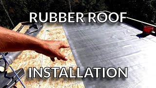 EPDM Rubber Roof Roofing Kit COMPLETE 1,250 sq.ft. 