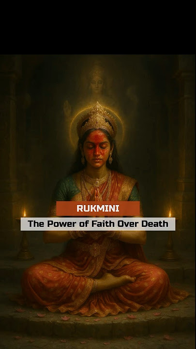 The Goddess Who Won Against Death😱 #shorts #rukmini #krishna #death #faith #laxmi #shortsfeed #fyp