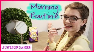 My School Morning Routine  Get Ready With Me / JustJordan33