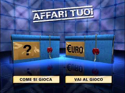 Affari Tuoi DVD – Menu principale (2007) 