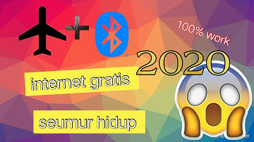 Cara internet gratis cuman pakai Bluetooth dan mode pesawat😱!!!100% work[2020]