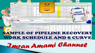 SAMPLE OF PIPELINE RECOVERY WORK SCHEDULE AND S CURVE-imran amami channel