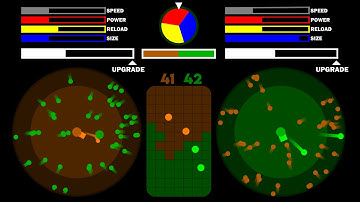 Turret Defense + Territory War - Marble Race in Algodoo