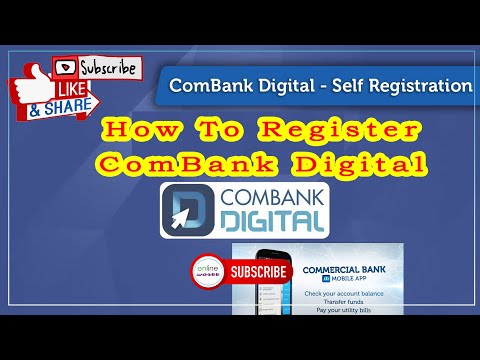 How to Register ComBank Digital | ComBank Digital | commercial bank