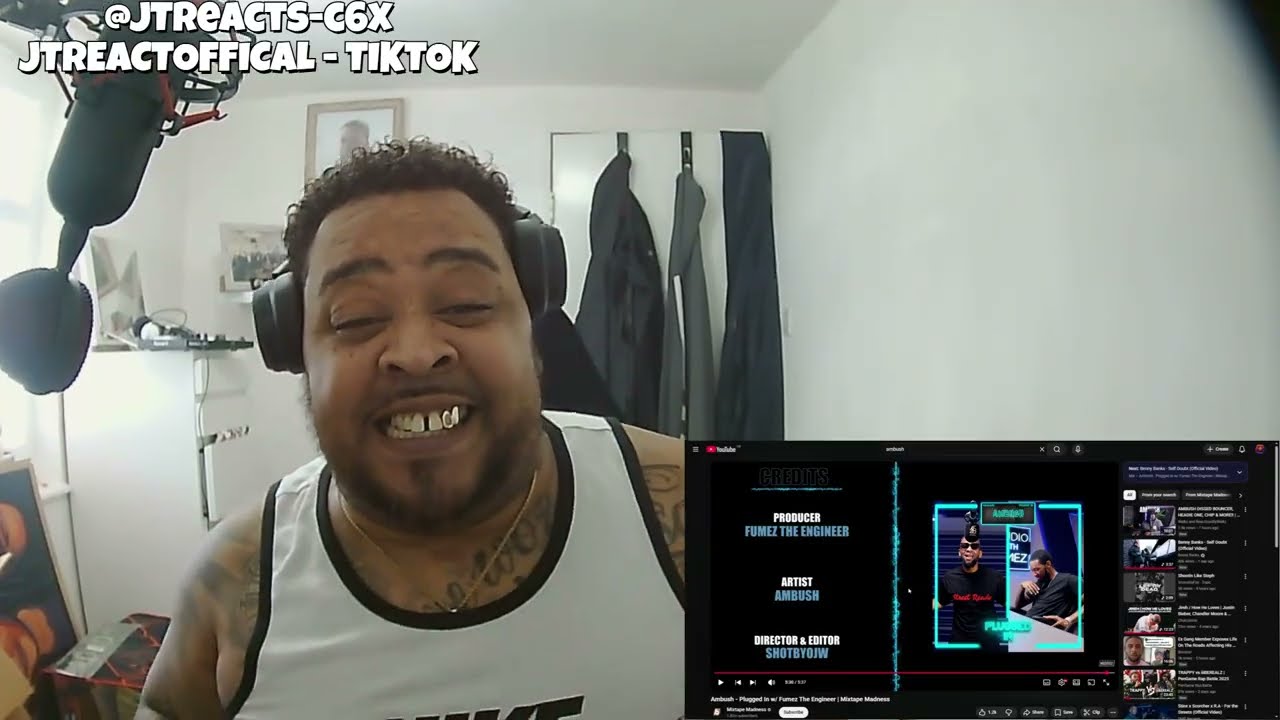 Ambush - Plugged In w/ Fumez The Engineer | Mixtape Madness REACTION VIDEO WITH JT