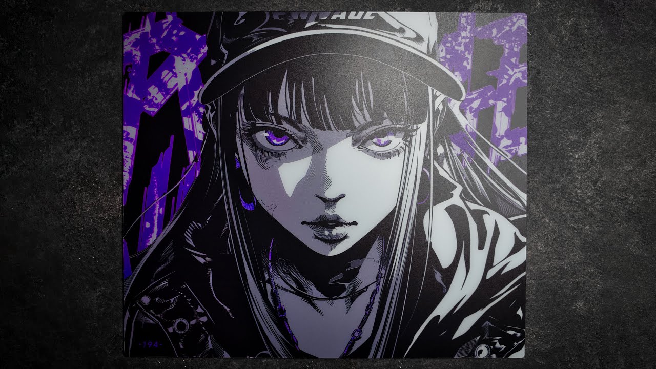 Nyomi Glass Mouse Pad | Pwnage Ultra Glide Precision Surface