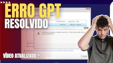 Erro ao Instalar Windows 10  Problema com Partição MBR/GPT/EFI Resolvido!
