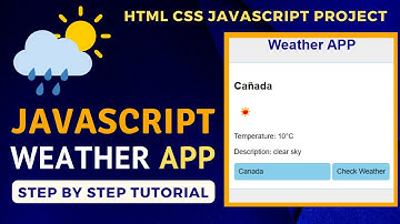 How to make Weather App with HTML, CSS, JavaScript - Step-by-Step Tutorial in Hindi/Urdu