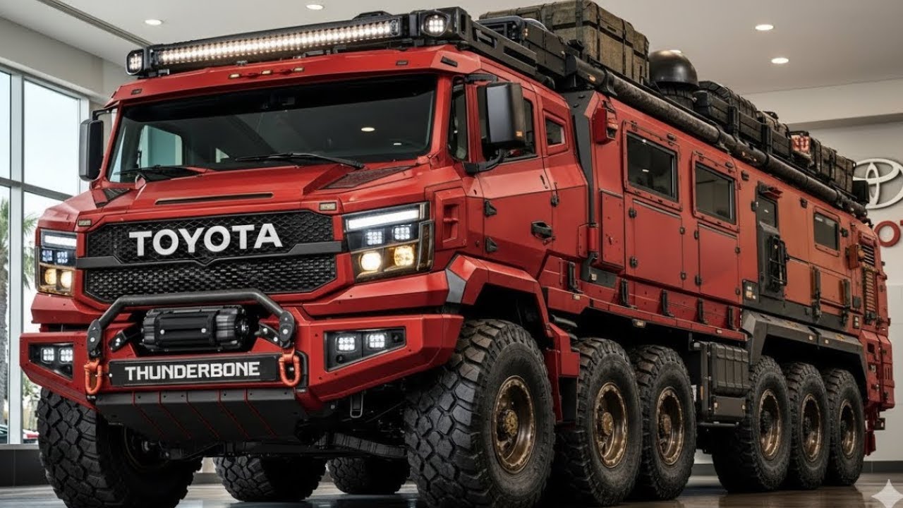 2026 Toyota Thunderbone 8×8 Motorhome — The Most Unreasonable Toyota RV Ever Built