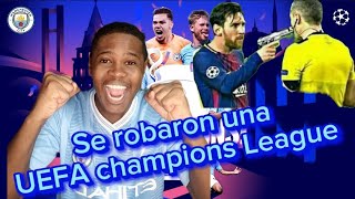 Se robaron una UEFA champions League!