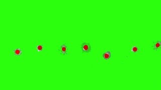 Bullet Holes Green Screen \\ Assault weapon  \\ after effects