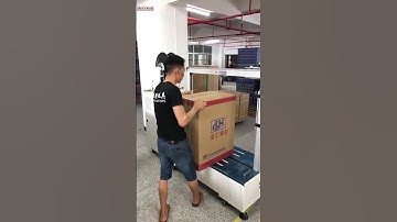 Big toy carton box PP strapping machine box PP strapper sealer video