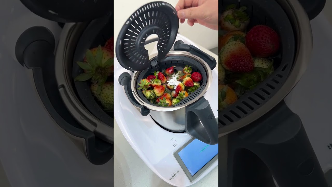 Cleaning Strawberries with Thermomix