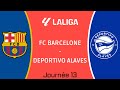 Ancien Programme FC Barcelone Vs Deportivo Alaves 1955