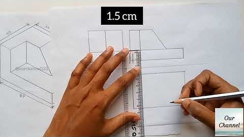 Orthographic Projections (Part-2) | Engineering Drawing | Front View | Side View | Top View