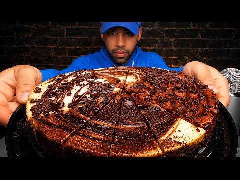 (ASMR) チョコレートチーズケーキ ムクバン