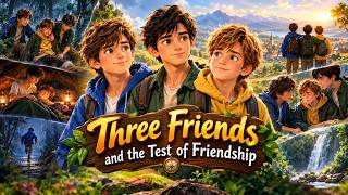 Three Friends and the Test of Friendship | An Emotional English Moral Story | Friendship Story Guide