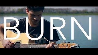Burn - Ellie Goulding (acoustic guitar cover by Damien McFly) chords