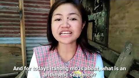 ARITHMETIC SEQUENCE IN REAL LIFE