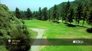 DeBell Golf Course Burbank Ca, Aerial Flyover - Hole 12