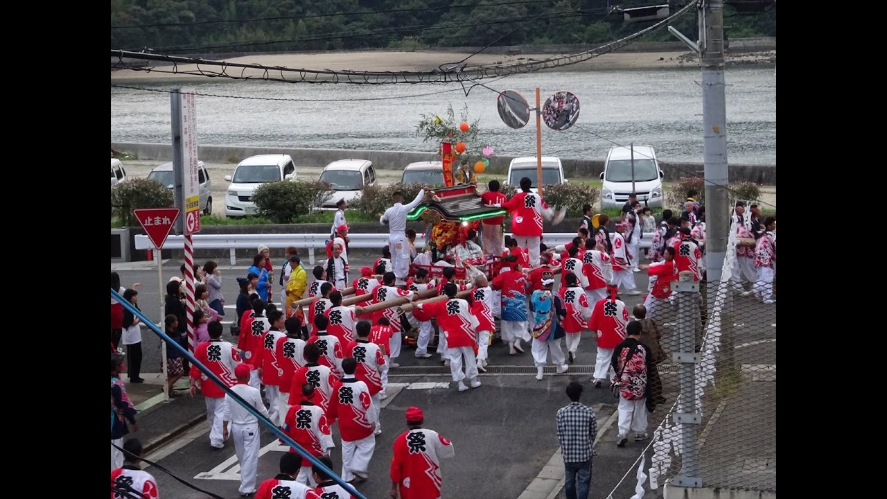 土生町秋祭り神輿とだんじり　平成２８年１０月１６日