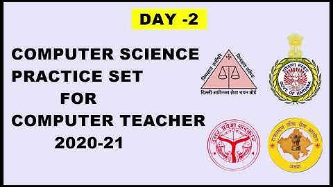 COMPUTER SCIENCE PRACTICE SET-2 | DSSSB TGT-PGT COMPUTER SCIENCE