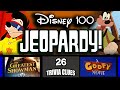 Disney jeopardy  26 clue disney trivia game  32224