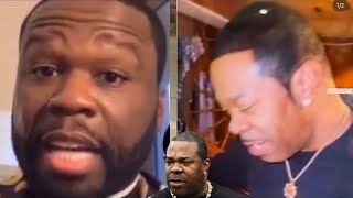 50 Cent RESPONDS To Busta Rhymes DISSING HIM BACK Over PAINTED HAIRLINE “Leather Line Up..