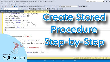 SQL Server Stored Procedure for CRUD Operations | Create One SP for Insert, Update, Delete, Select