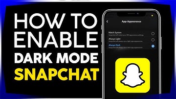 How to Enable Dark Mode on Snapchat Iphone App
