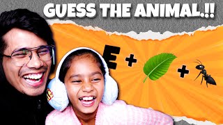 Guess The Animal By Emoji Challenge With My Sister