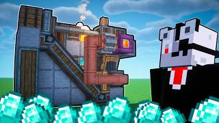 Minecraft Create Mod 400 Per Hour Diamond Farm Tutorial 3Zkmc